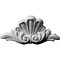 Ekena Millwork 5 1/2"W x 2 3/4"H x 3/4"P Bordeaux Leaf Center Onlay ONL05X02X01BO - alternate 1